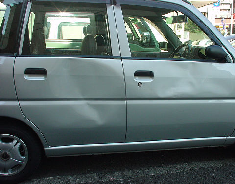 huge dent